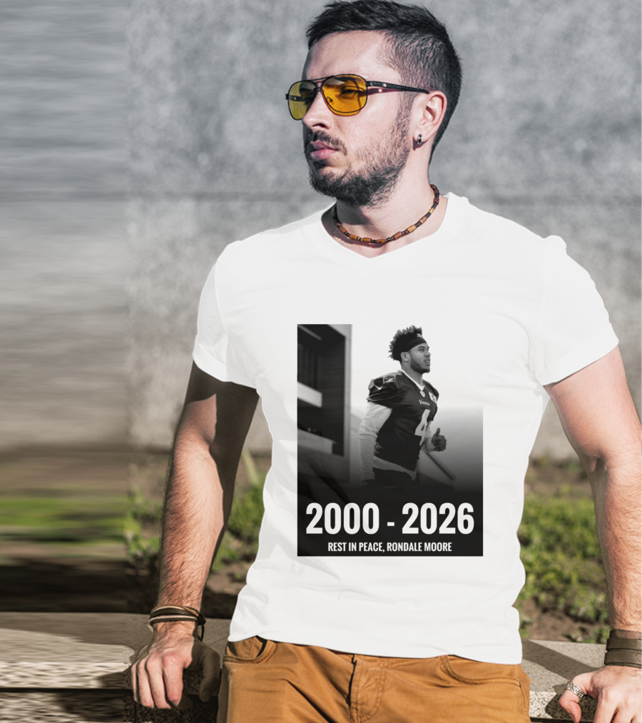 Rest In Peace Rondale Moore 2000 2026 Minnesota Vikings T-Shirt