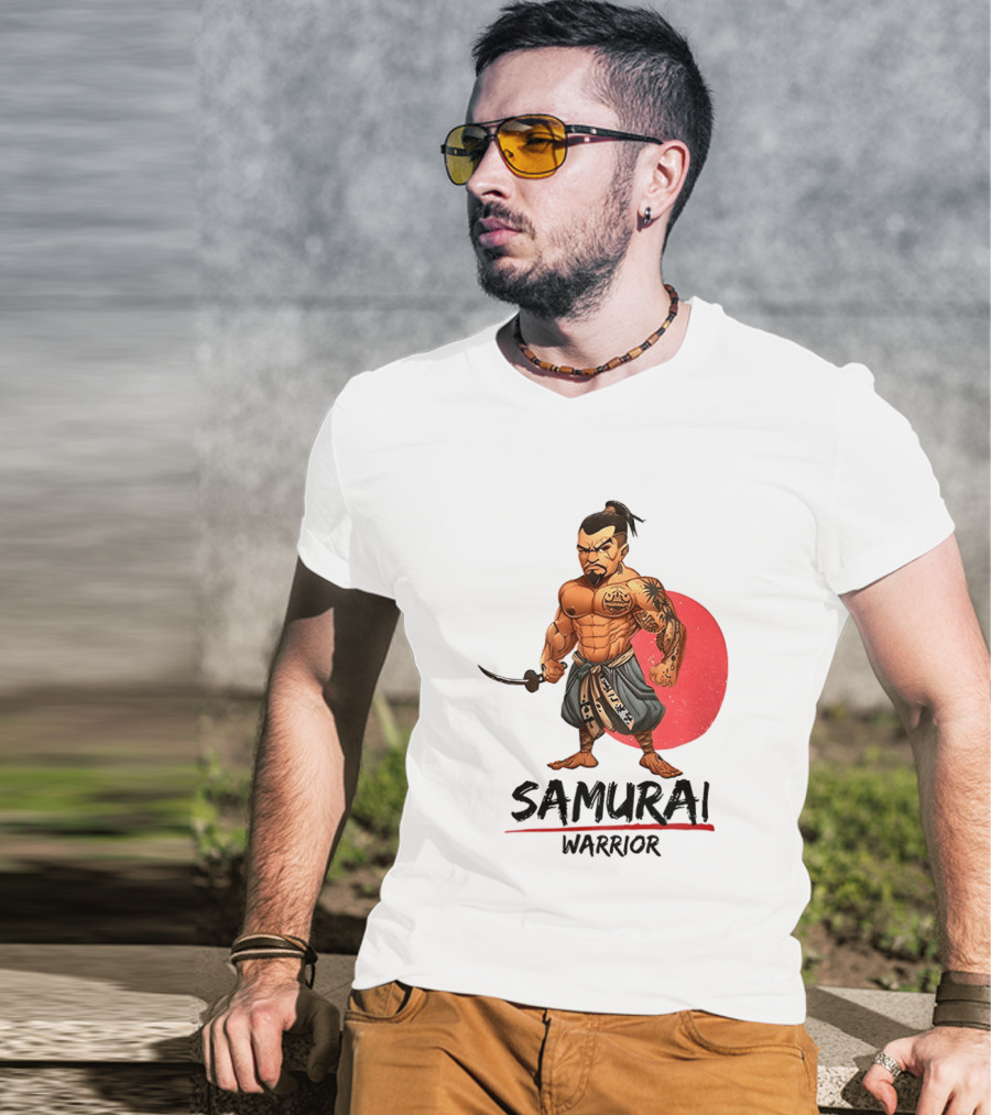 Samurai Warrior Strong Japanese T-Shirt