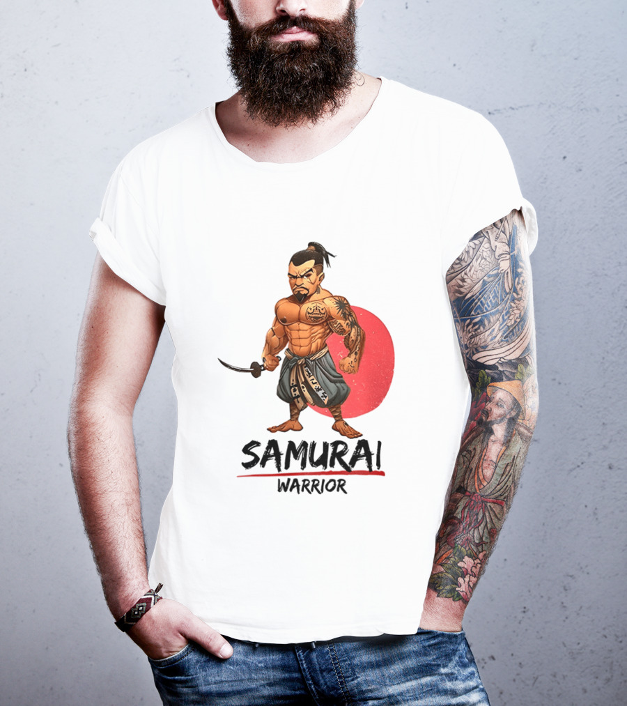 Samurai Warrior Strong Japanese T-Shirt
