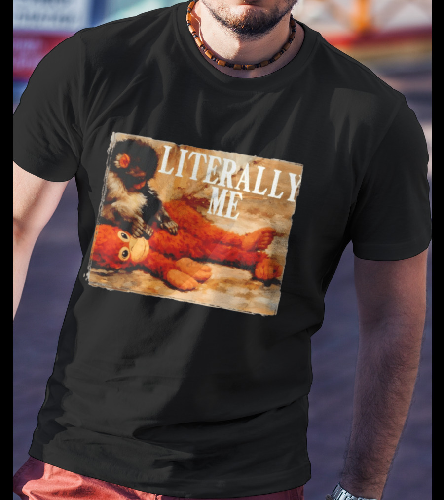 Literally Me Monkey Punch Panchi Kun Plush Relaxing T-Shirt