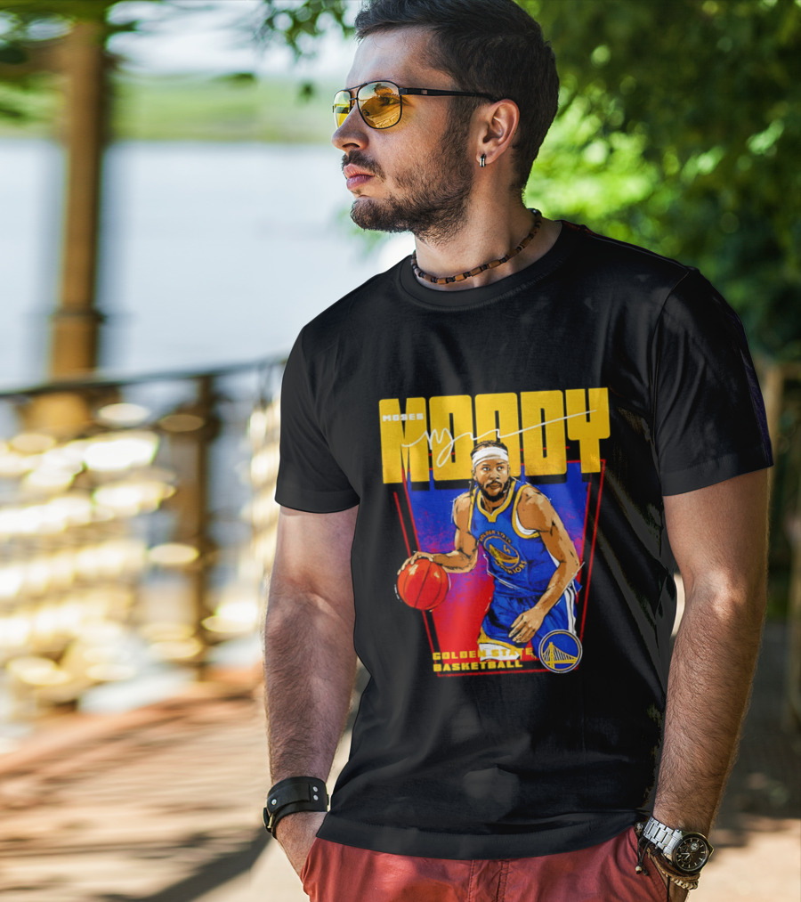 Moses Moody Golden State Warriors Basketball T-Shirt