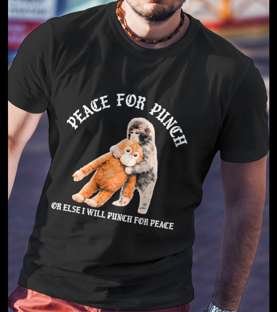 Peace For Punch Or Else I Will Punch For Peace Orangutan T-Shirt