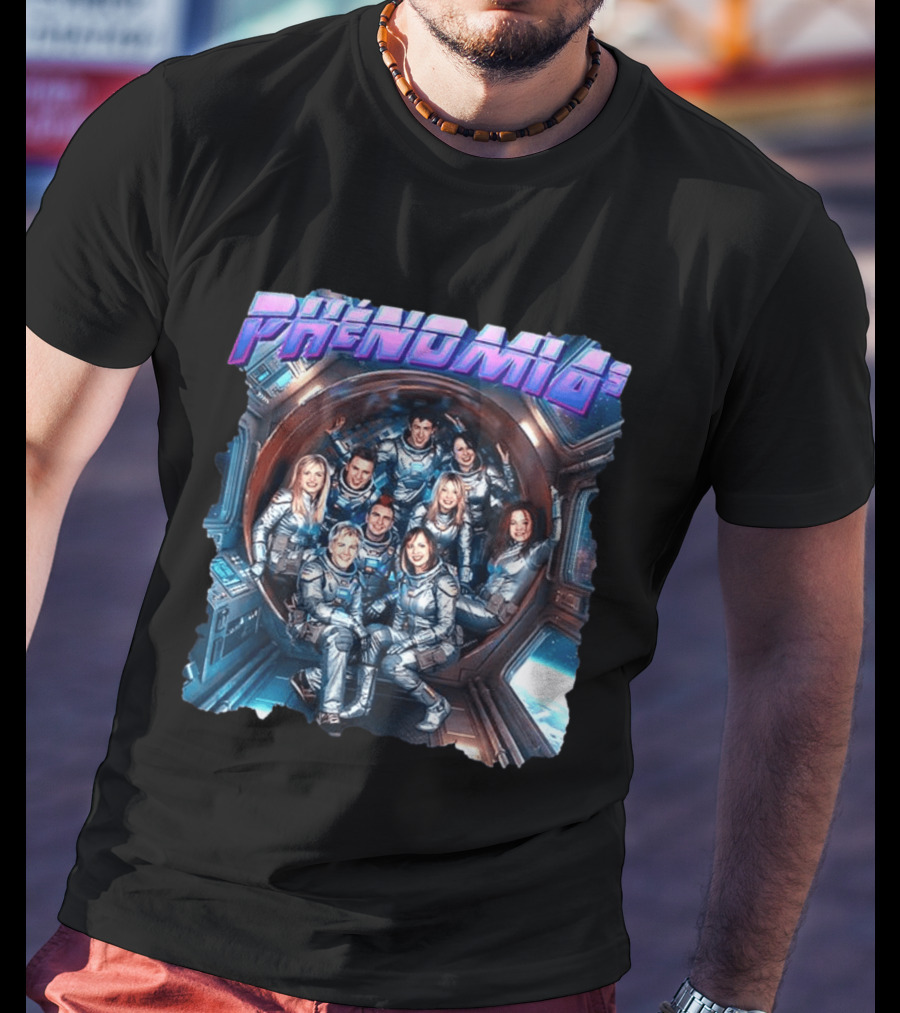 Phénomia9 Y2K Remix TV Series Space Crew T-Shirt