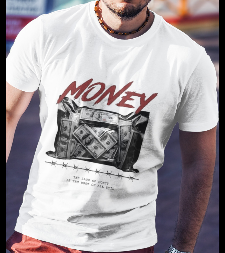 Money The Lack Of Money Is The Root Of All Evil Boombox T-Shirt