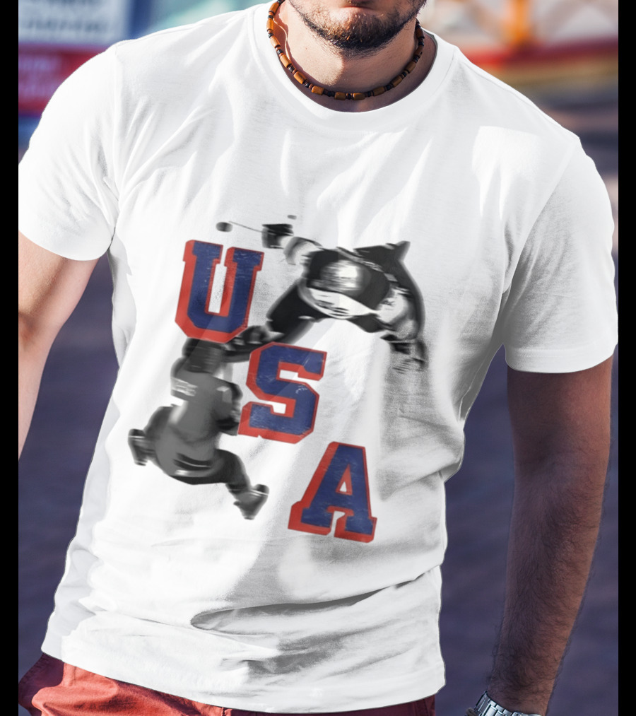 USA Hockey Gold Celebration With Secretary Of Defense Olympic 2026 T-Shirt