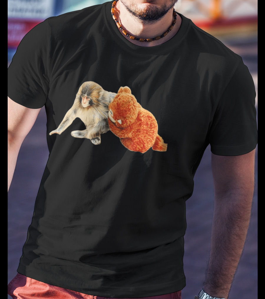 Lonely Punch Baby Monkey Duo T-Shirt