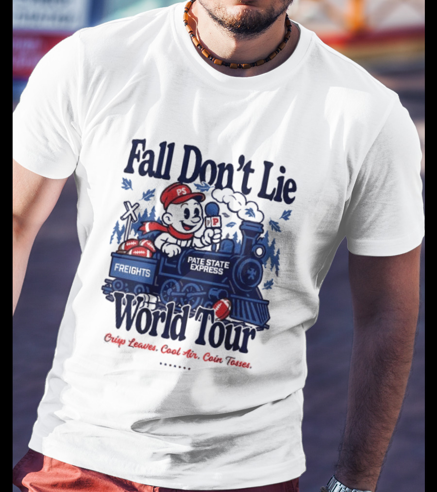 Fall Don't Lie World Tour Freight Train Cross Country Express Morning Edition T-Shirt