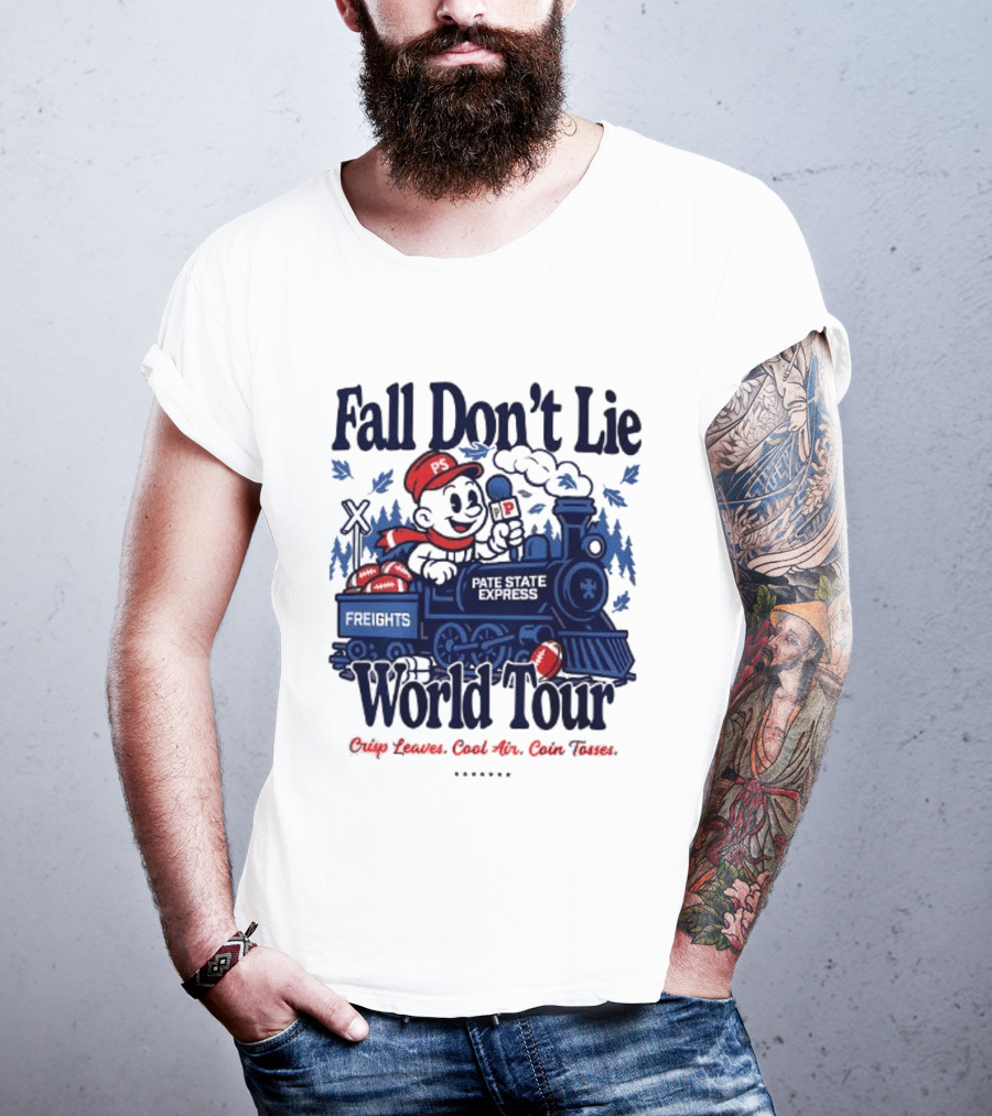 Fall Don't Lie World Tour Freight Train Cross Country Express Morning Edition T-Shirt