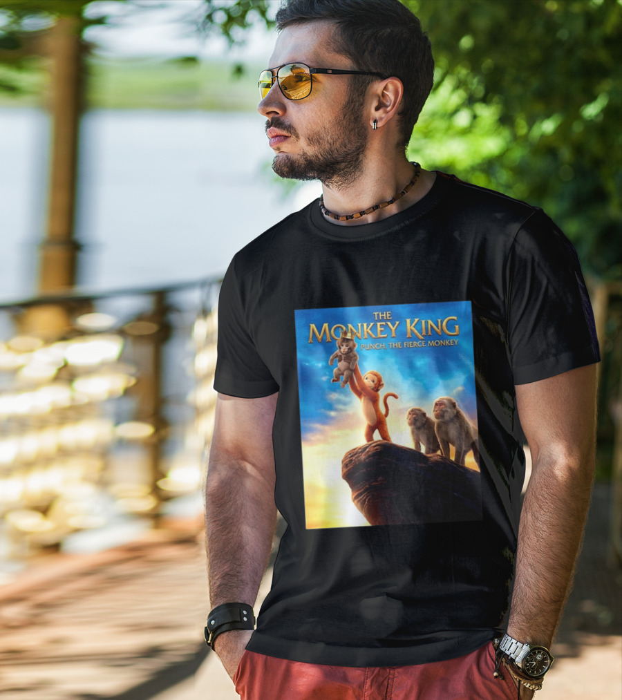 The Monkey King Punch The Fierce Monkey Epic Adventure T-Shirt