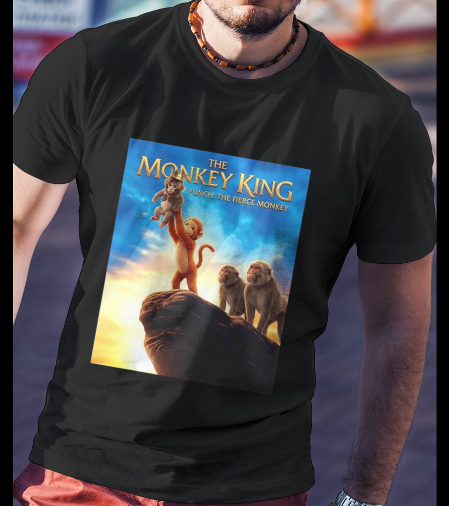 The Monkey King Punch The Fierce Monkey Epic Adventure T-Shirt