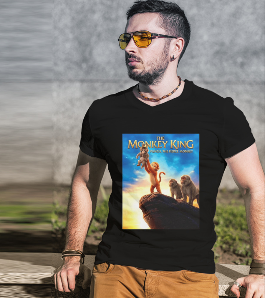The Monkey King Punch The Fierce Monkey Epic Adventure T-Shirt
