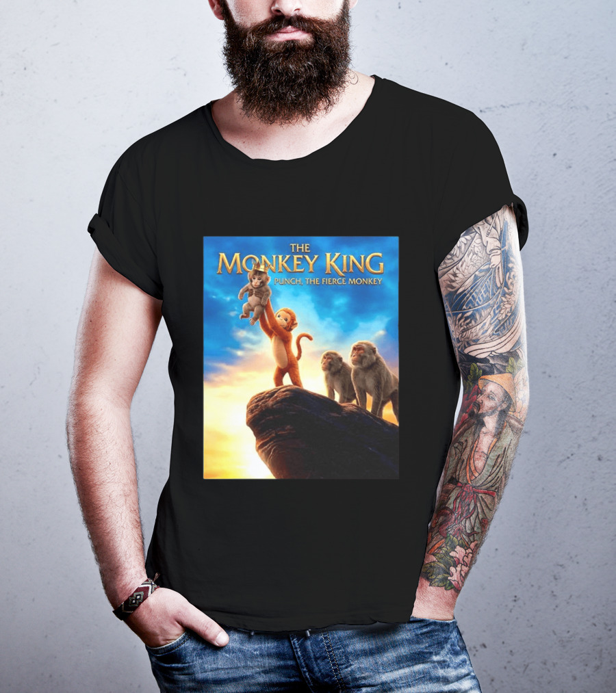 The Monkey King Punch The Fierce Monkey Epic Adventure T-Shirt