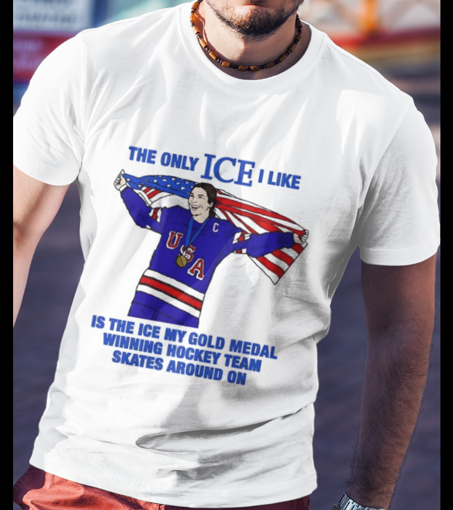 Hilary Knight USA Hockey Gold Medal Winner The Only Ice I Like T-Shirt