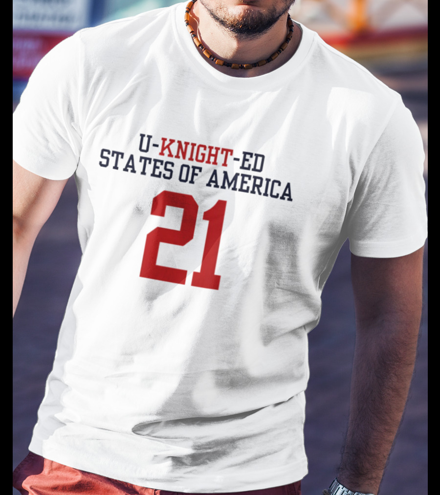 U Knight Ed States Of America 21 T-Shirt