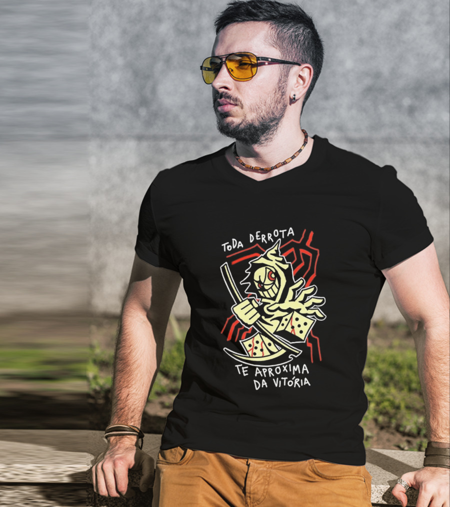 Toda Derrota Te Aproxima Da Vitória Grim Reaper T-Shirt