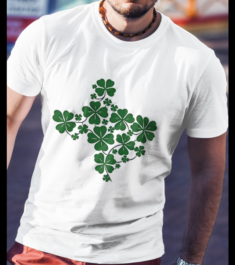 Texas Shamrock Map St Patrick's Day Celebration T-Shirt
