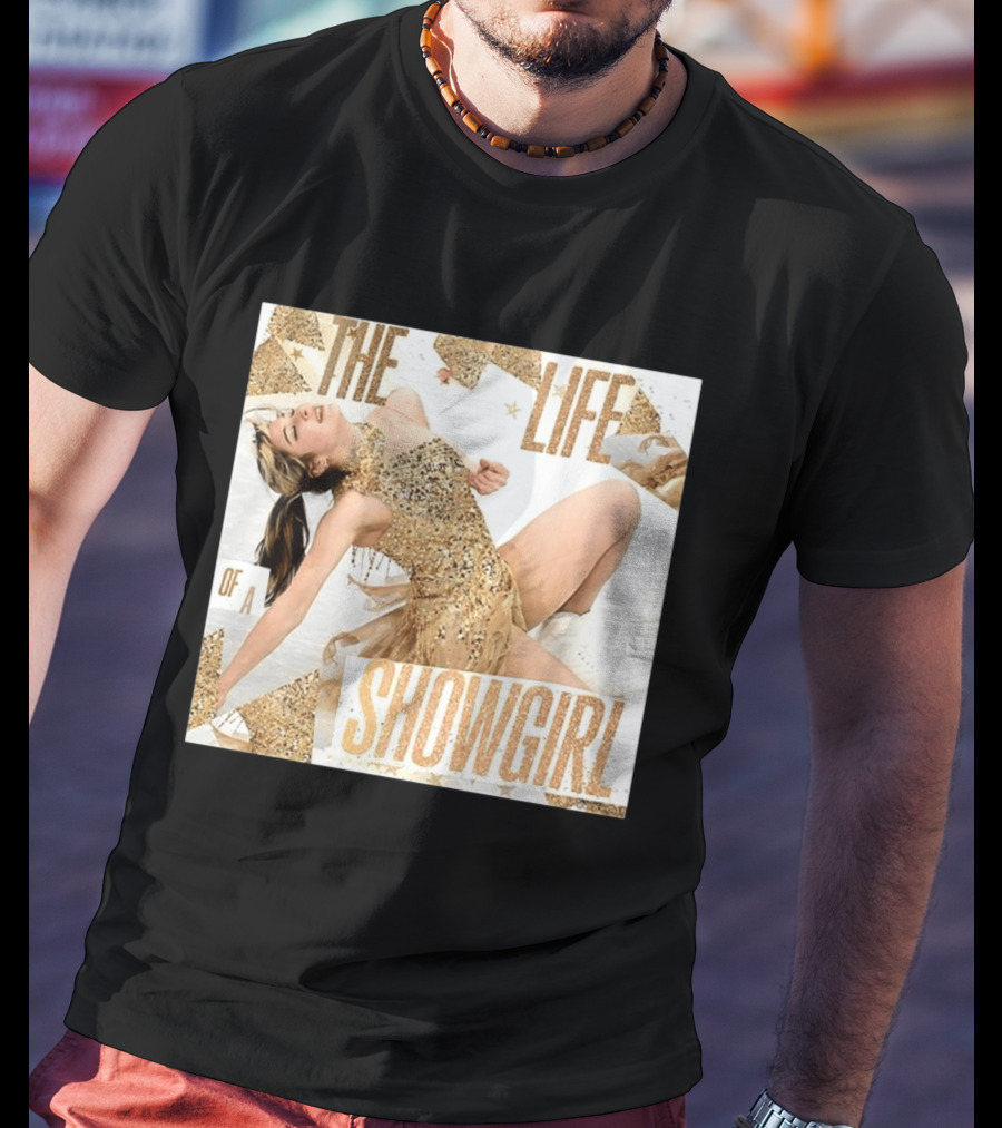 The Life Of A Showgirl Alysa Liu Glamorous Gold Costume Performance T-Shirt