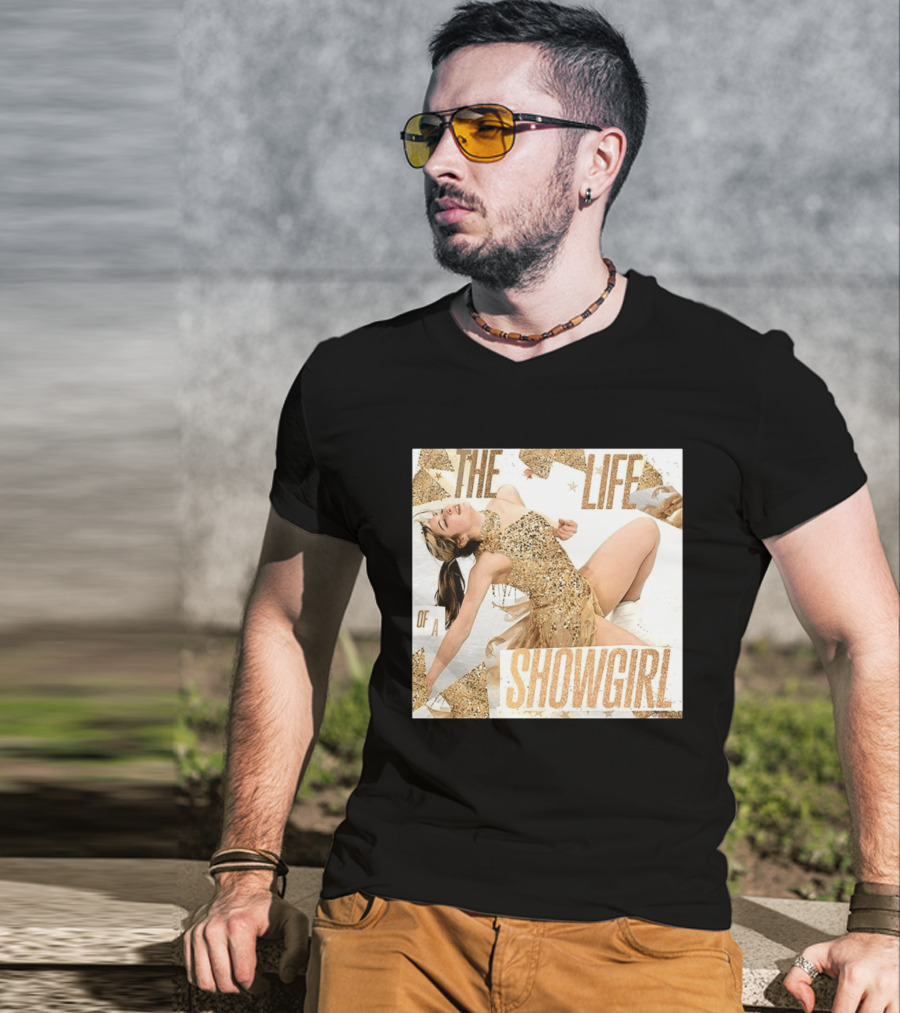The Life Of A Showgirl Alysa Liu Glamorous Gold Costume Performance T-Shirt