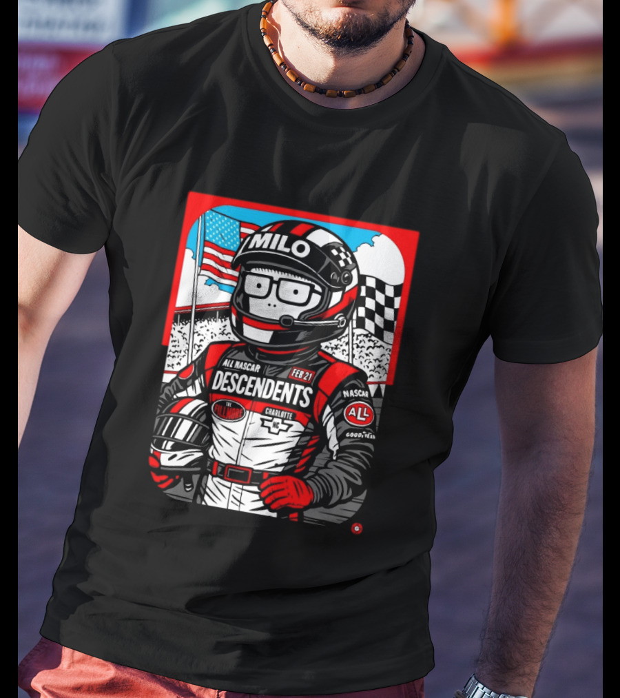 Milo Descendents Live At The Fillmore Charlotte NASCAR Feb 21 2026 Exclusive T-Shirt