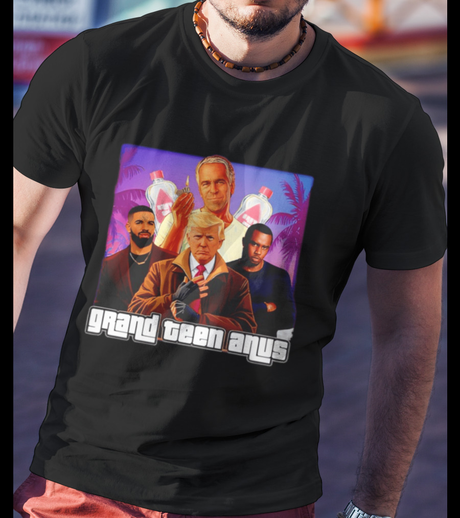 Donald Trump And Jeffrey Epstein Grand Teen Anus Political T-Shirt