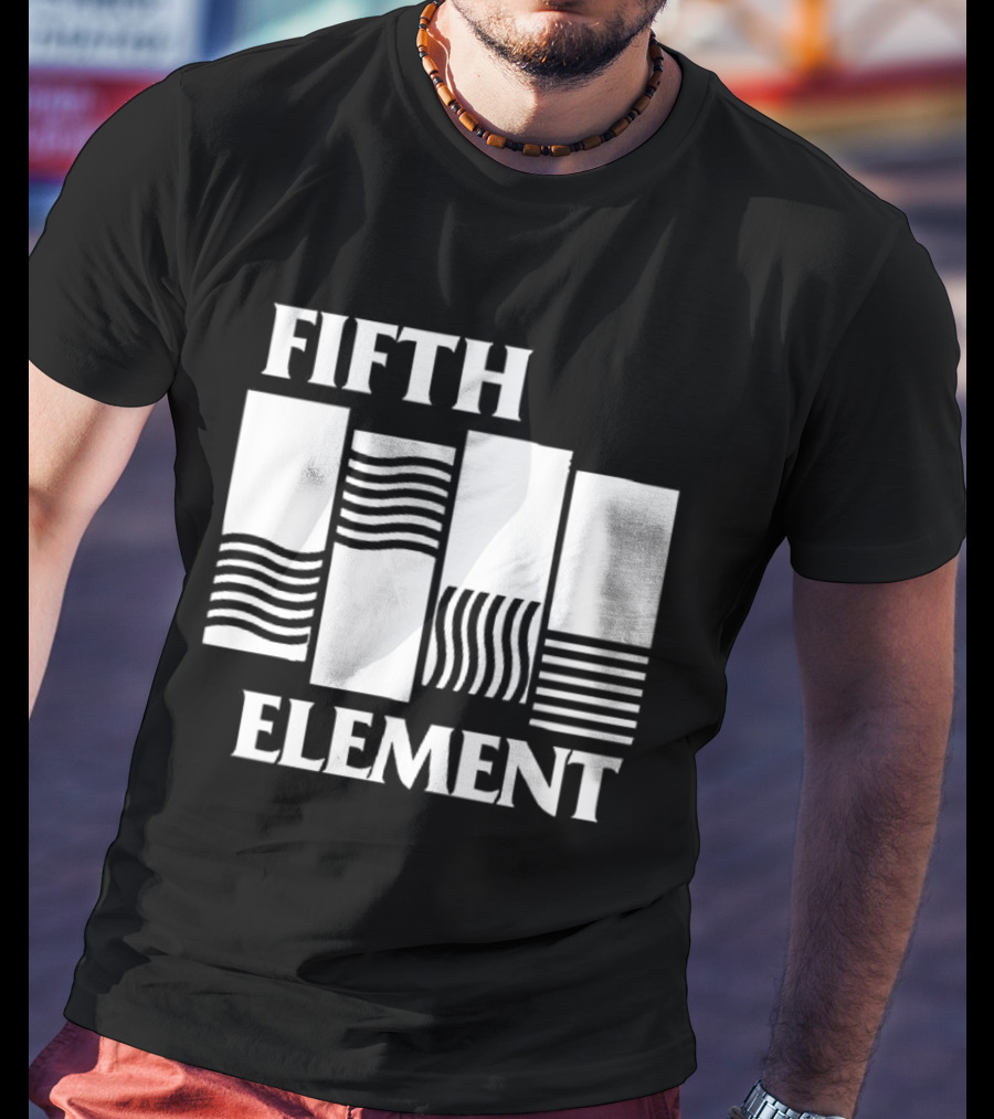 Fifth Element Wavy Flag T-Shirt