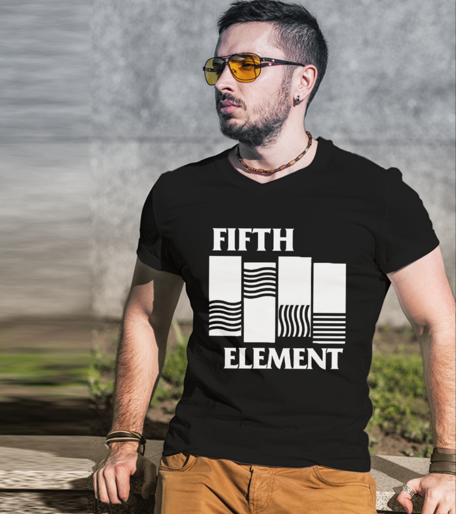 Fifth Element Wavy Flag T-Shirt