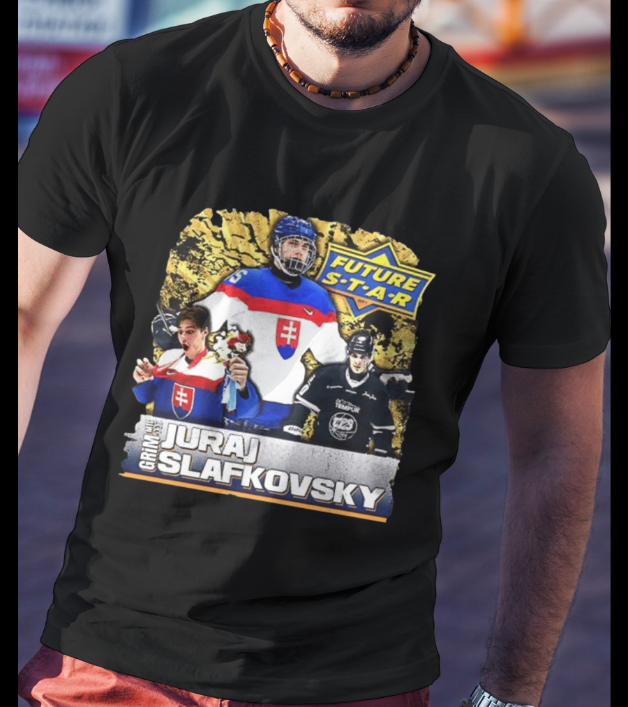 Juraj Slafkovský Future Star Hockey Slovakia Champion T-Shirt