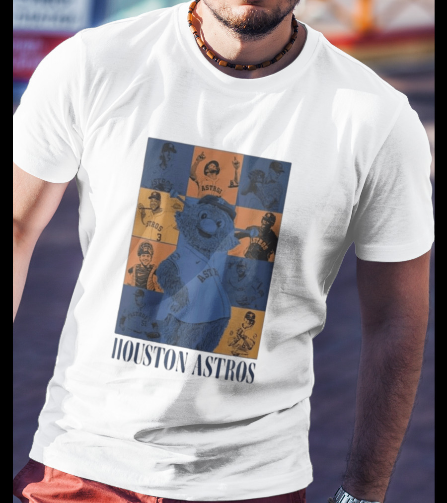 Houston Astros Mascot And Players T-Shirt