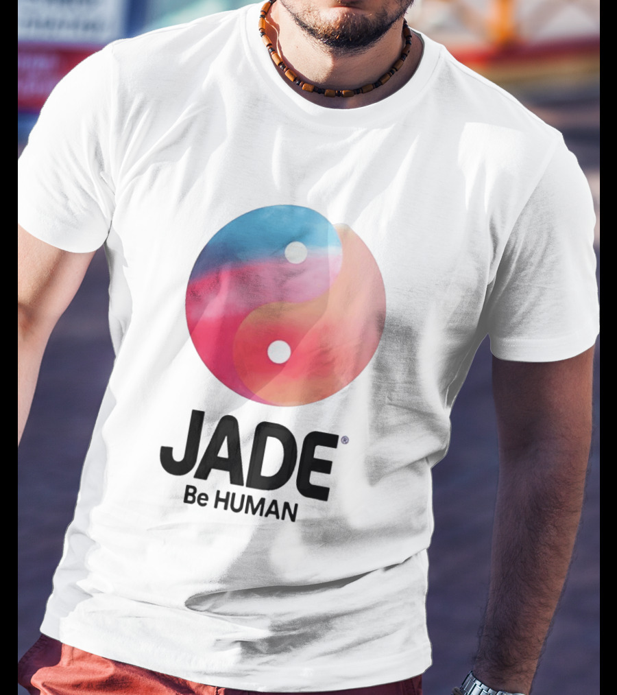 Jade Be Human Yin Yang T-Shirt