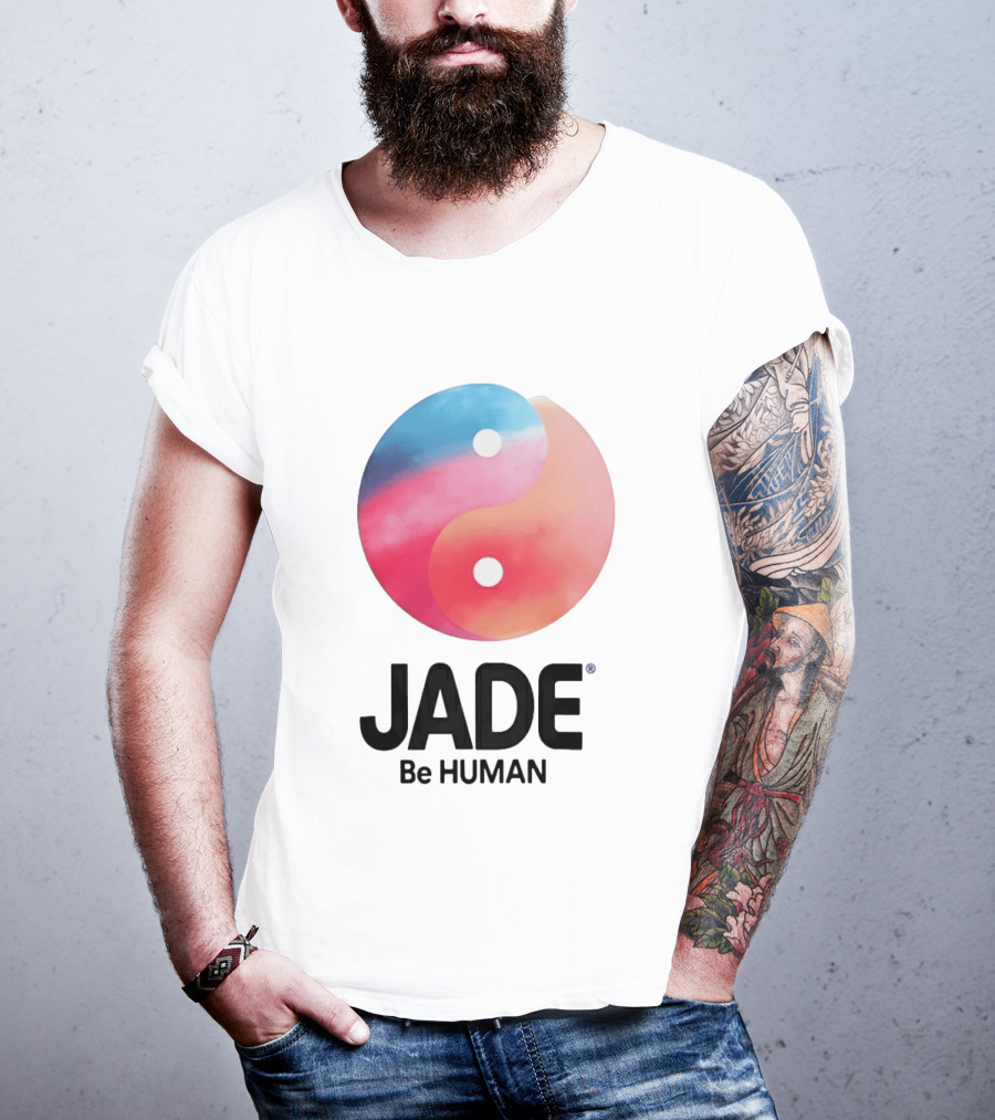 Jade Be Human Yin Yang T-Shirt