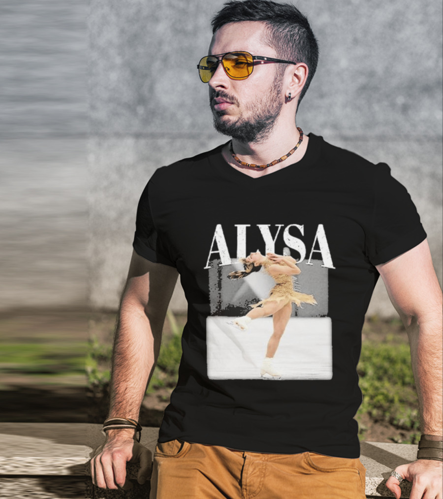 Alysa USA Skating Performance Frozen Moment T-Shirt