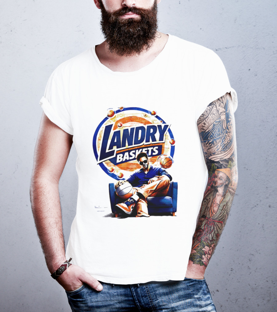 Landry Baskets Basketball Surreal Pop T-Shirt
