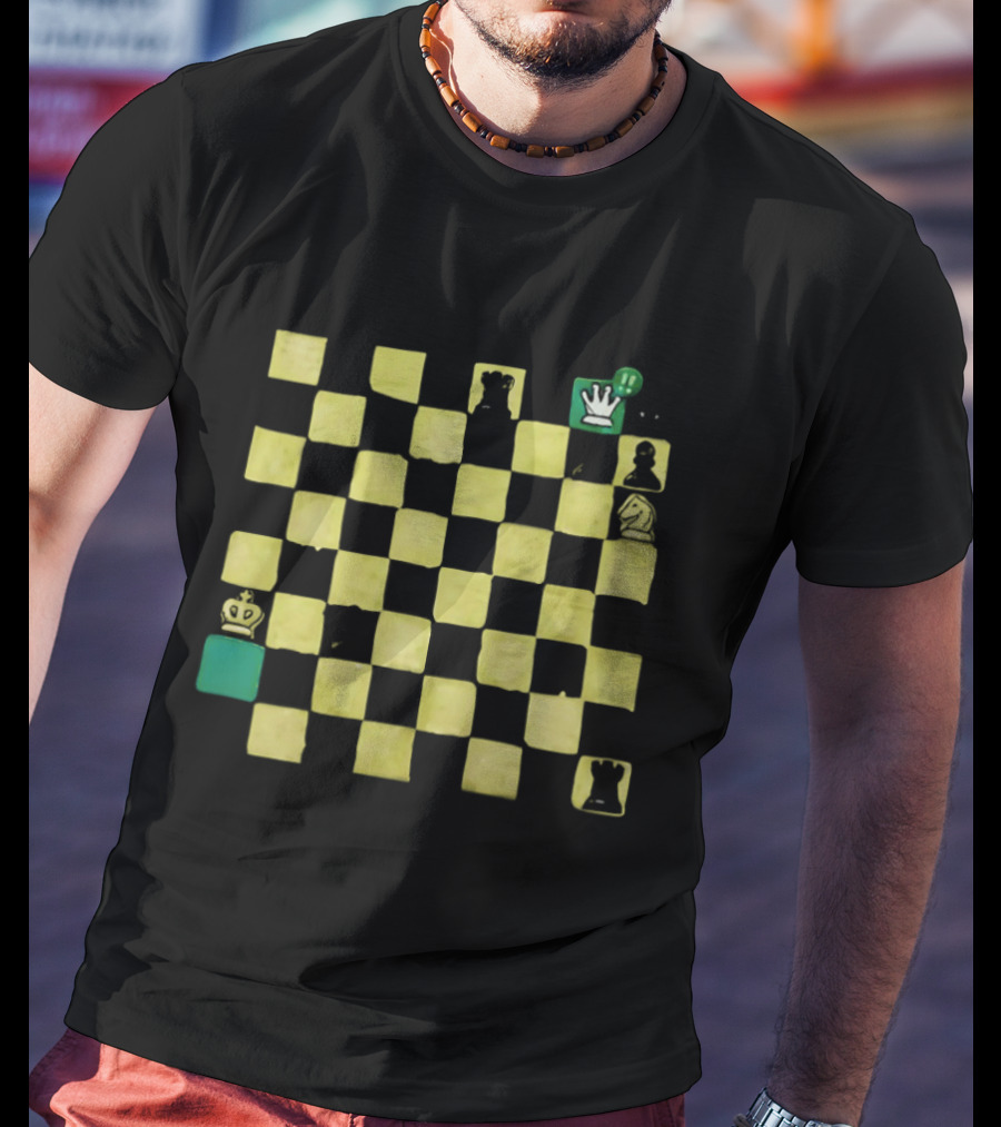 Fog Of War Chessboard Strategy And Obscured Pieces T-Shirt