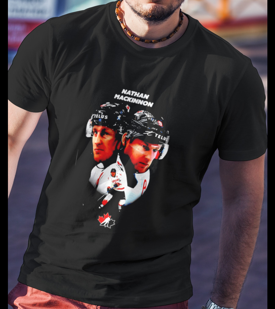 Nathan MacKinnon Canada Hockey Telus Team Maple Leaf T-Shirt