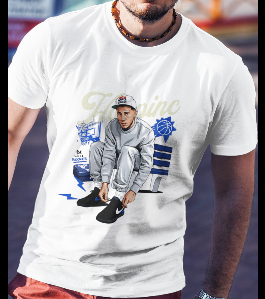 Hooping USA Basketball Player Be Like Book Bench Sneakers T-Shirt