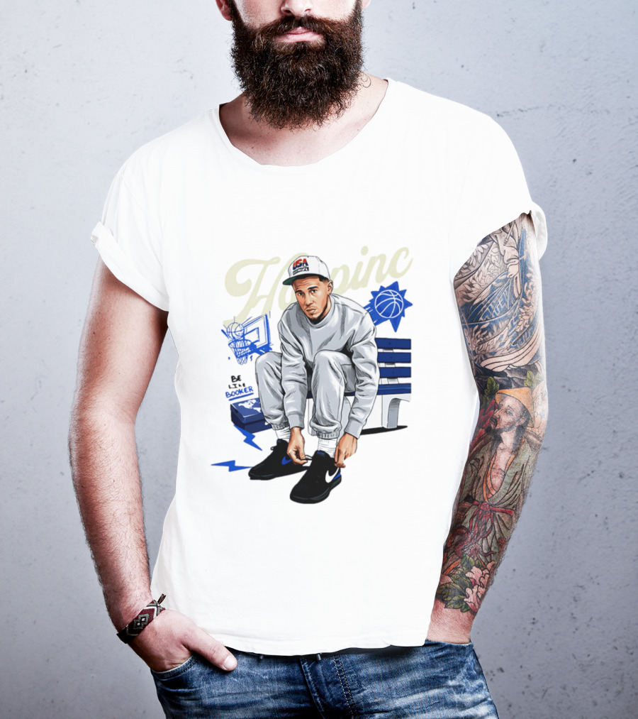 Hooping USA Basketball Player Be Like Book Bench Sneakers T-Shirt