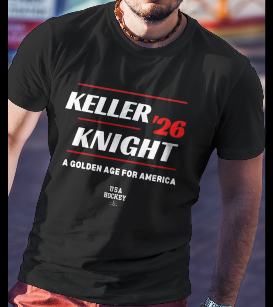 Keller Knight '26 USA Hockey A Golden Age For America T-Shirt