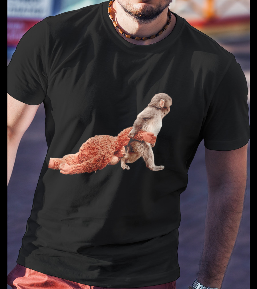 Punch Kun Monkey Meme Baby Toy Duo T-Shirt