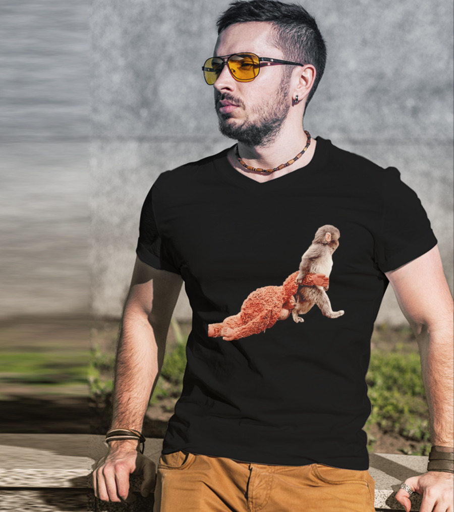 Punch Kun Monkey Meme Baby Toy Duo T-Shirt