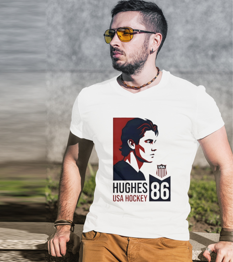 Hughes USA Hockey 86 Winter Olympic Team 2026 T-Shirt