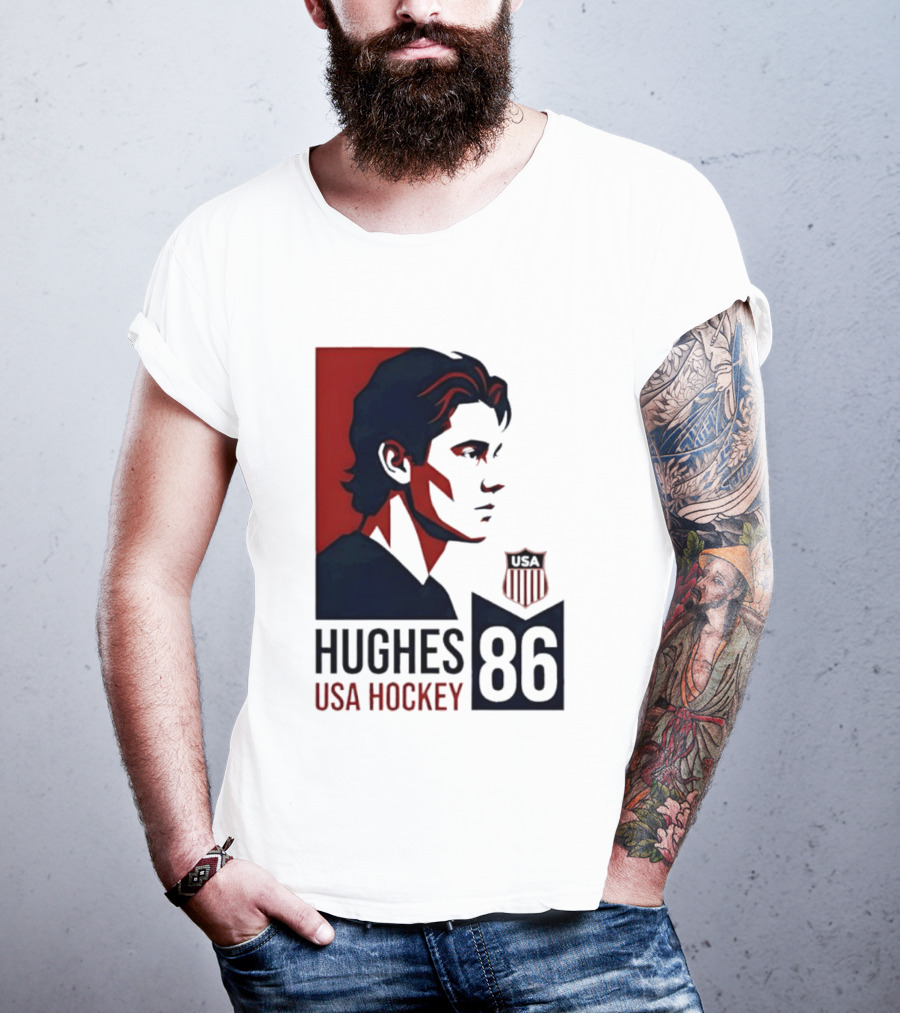 Hughes USA Hockey 86 Winter Olympic Team 2026 T-Shirt