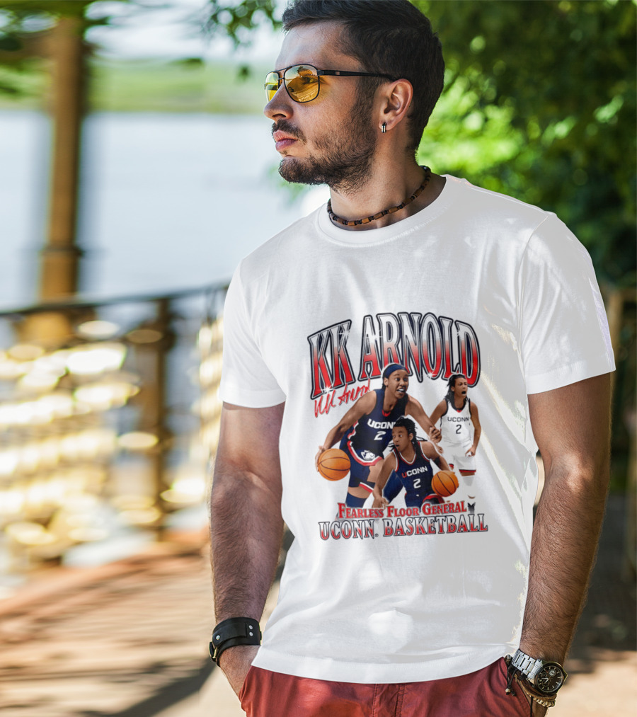 KK Arnold UConn Basketball Fearless Floor General T-Shirt