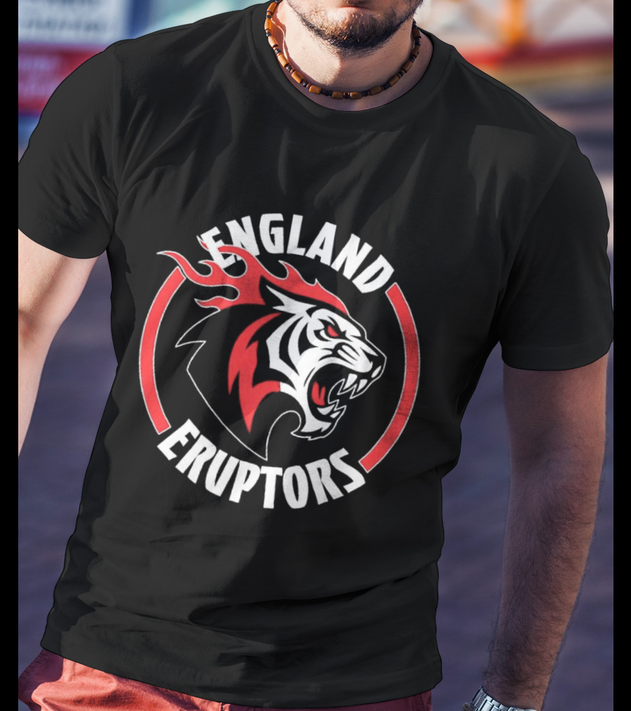 England Eruptors International Arena Football Lion T-Shirt