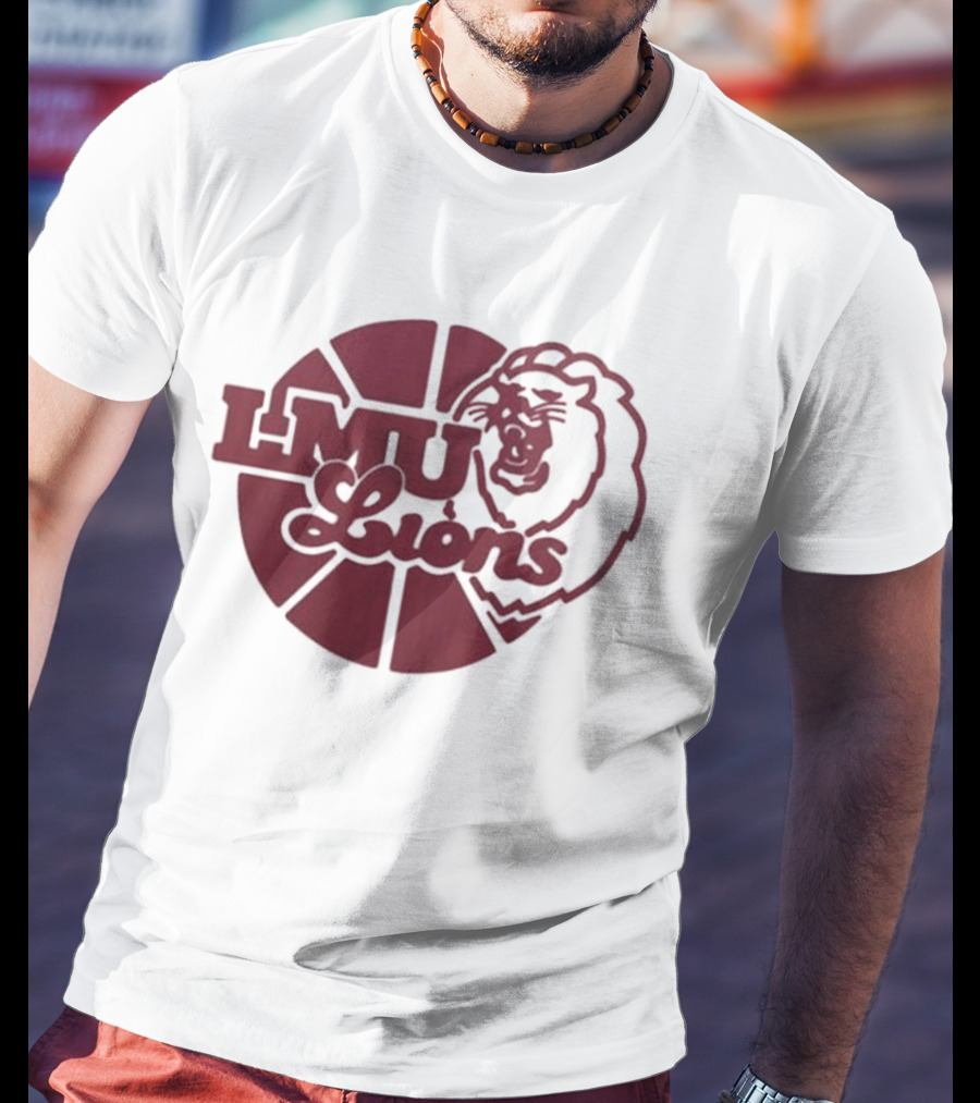 LMU Lions Basketball Throwback Night 2026 T-Shirt