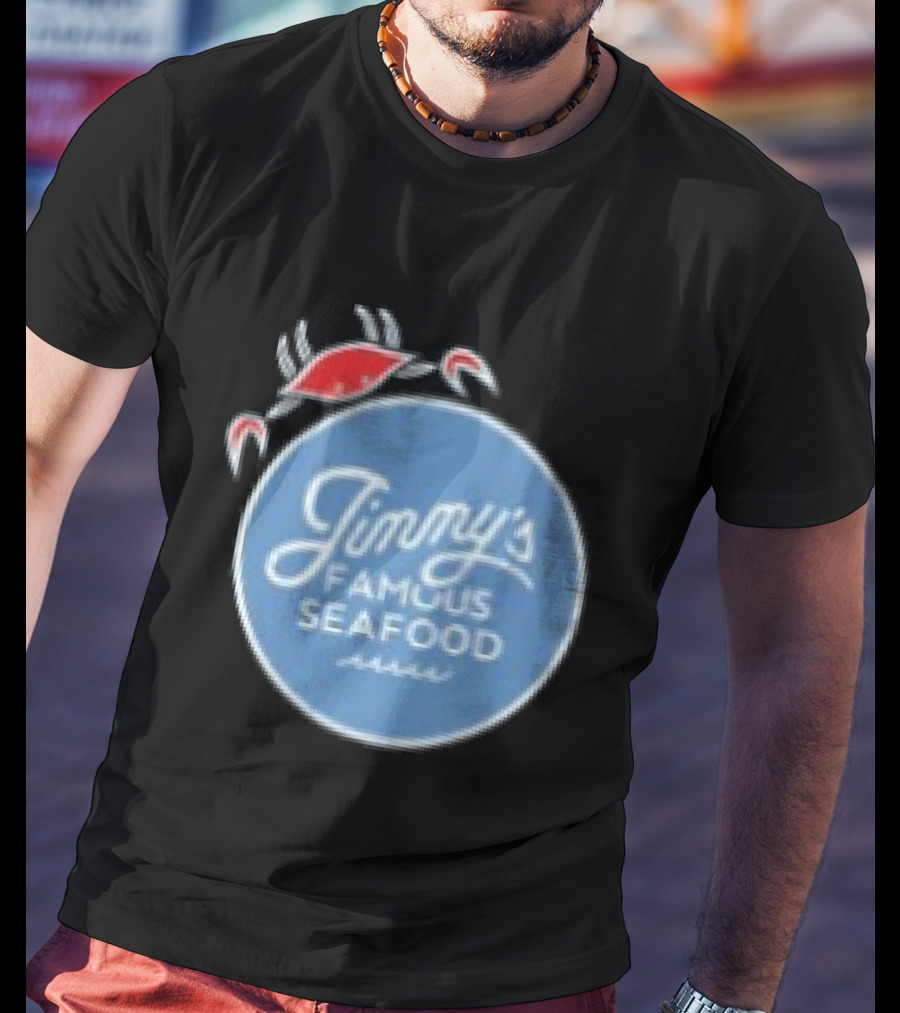Jimmy's Famous Seafood Go Fuck Yourself Red Crab Circular Motif T-Shirt