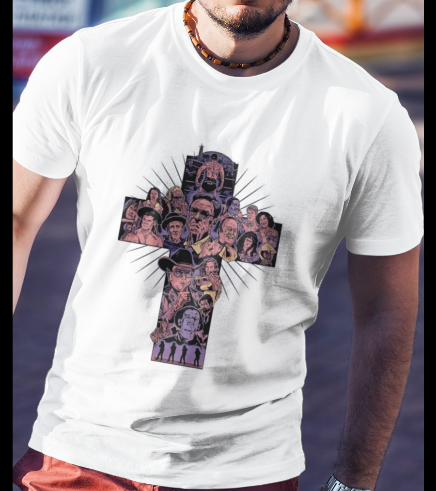 Righteous Gemstones Season 4 Cast Cross Shape T-Shirt