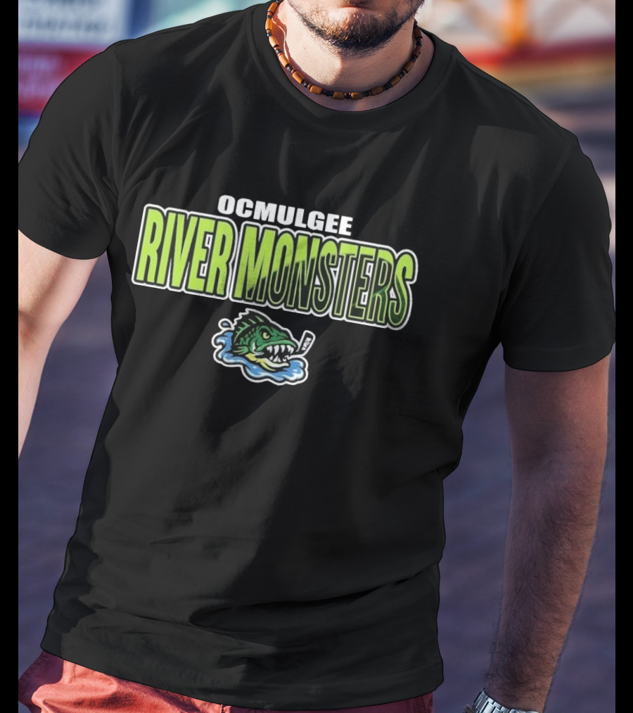 OCMULGEE RIVER MONSTERS Hockey Fish T-Shirt