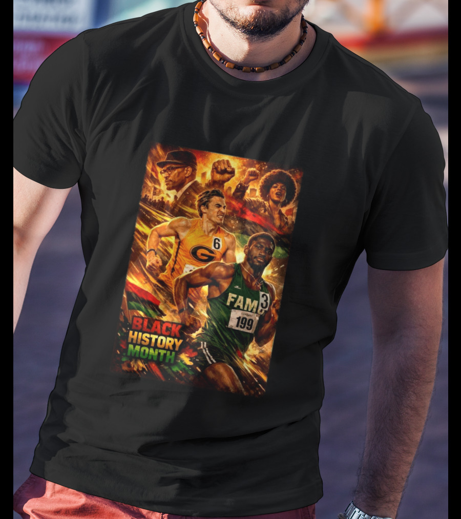 Black History Month Grambling State FAMU SWAC Celebration T-Shirt