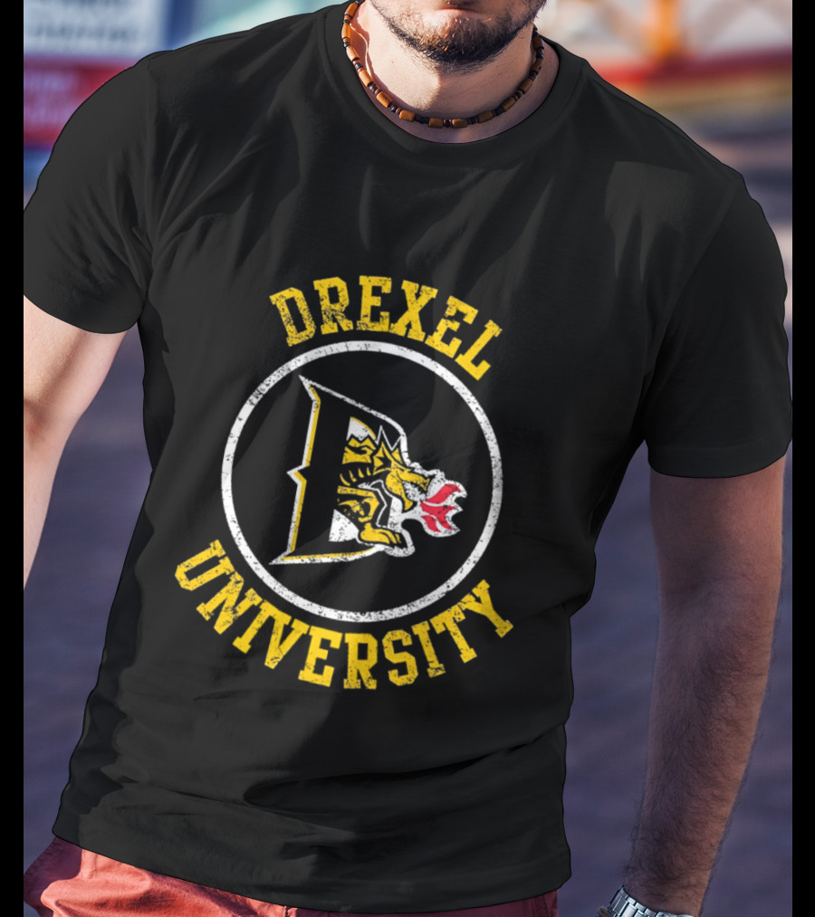 Drexel University Dragons Distressed Emblem Class Of 2026 T-Shirt