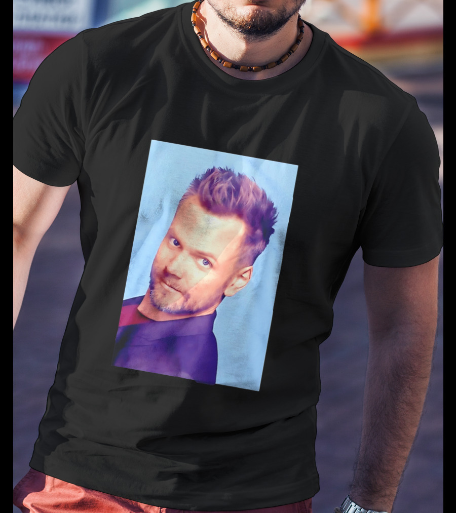 Joel McHale Blue T-Shirt